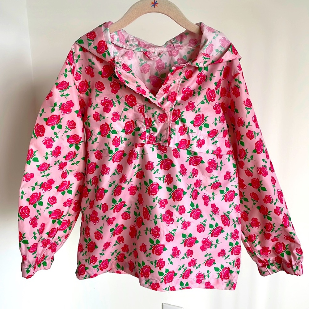 Floral Rain Jacket, 4-6